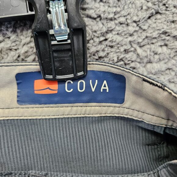 Cova Shorts Mens Size 30 Gray Casual Chino‎ Flat Front - Picture 6 of 9